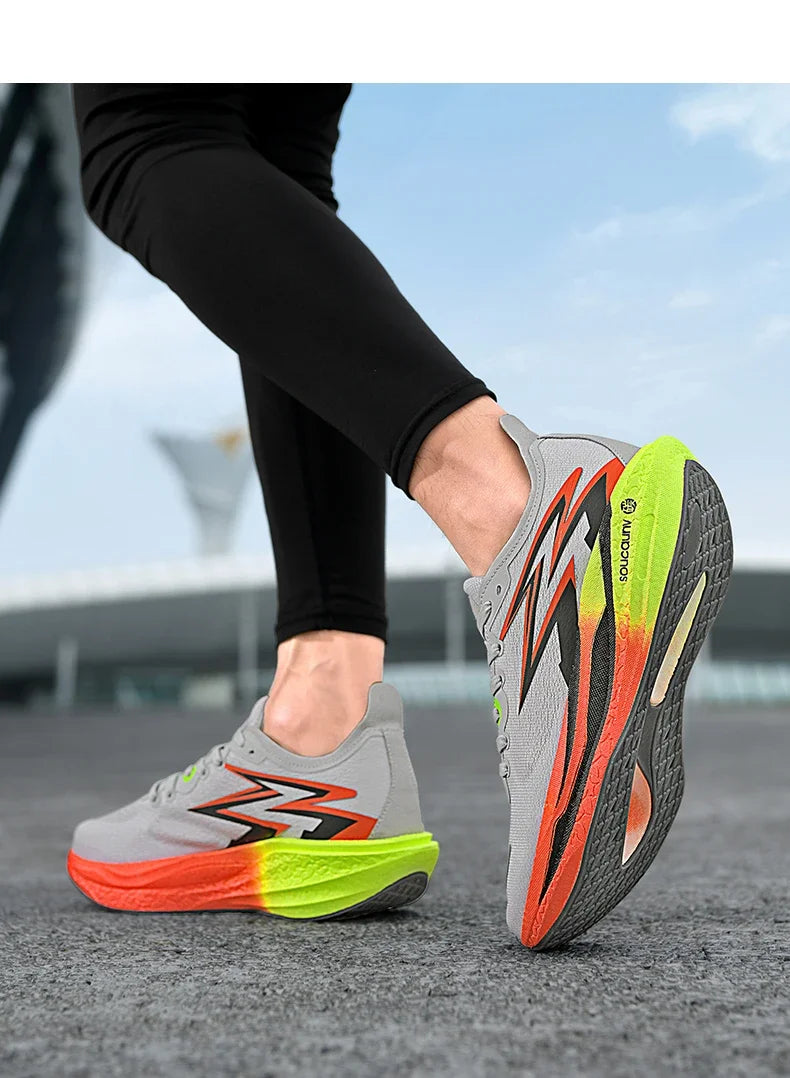 RBB Men’s & Women’s Carbon Plate Trainers – Breathable Shock-Absorbing Running & Tennis Sneakers