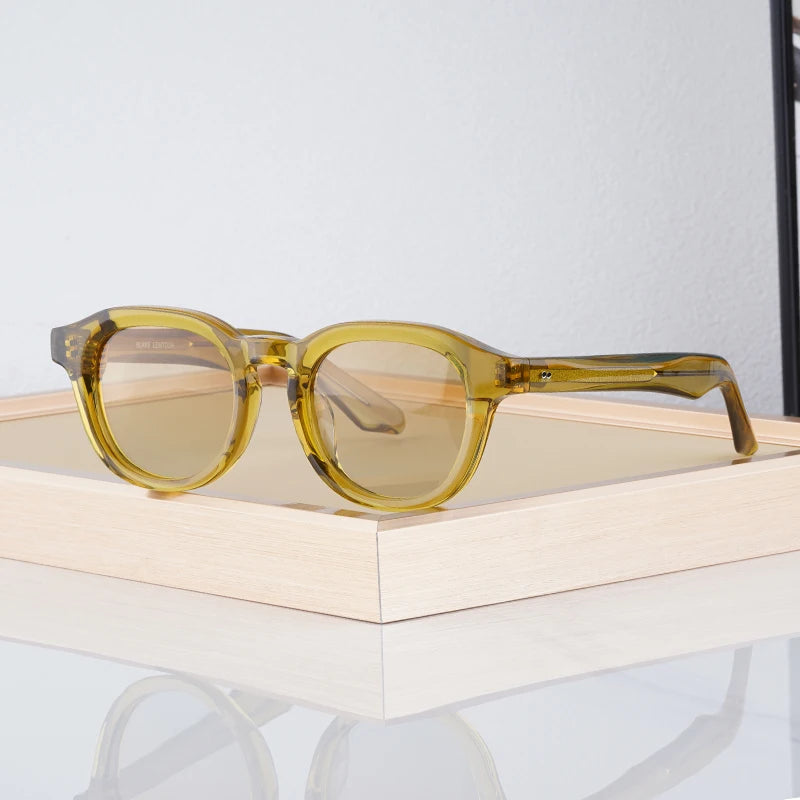 RBB Vintage Polarized Sunglasses – Unisex Lemtosh-Style Acetate Frame | Luxury Retro Eyewear