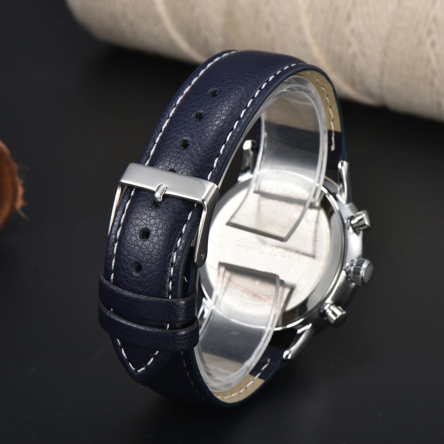 RBB Zeppelin Hindenburg Series Men's Quartz Watch – Retro Business Casual Style, 3 Color Options