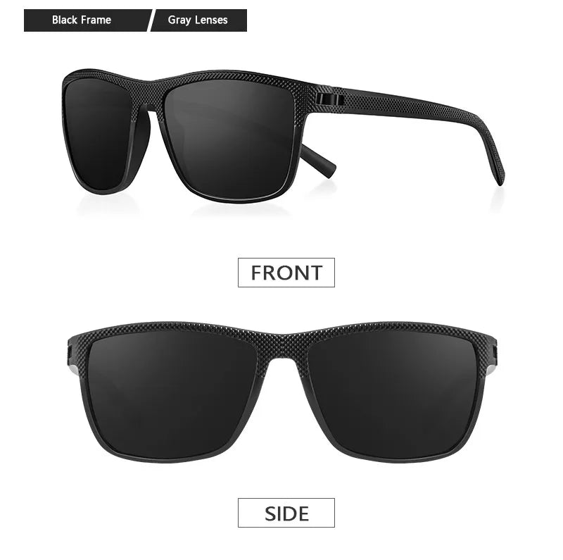 RBB Polarized Sunglasses – UV400 Square Frame for Men & Women | Lightweight & Stylish for Driving, Golf & Fishing