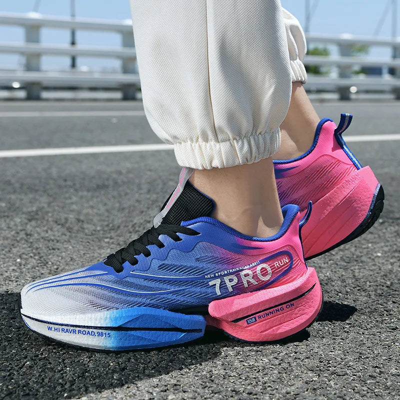 Men's Carbon Plate Running Shoes | Lightweight, Cushioned, Non-Slip