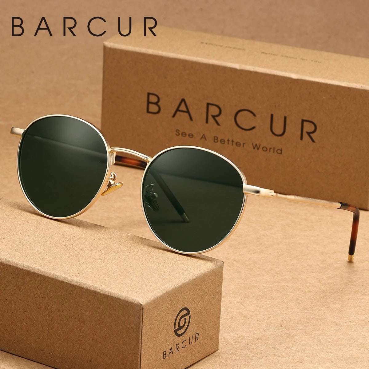 RBB Polarized Stainless Steel Sunglasses – Lightweight Outdoor Travel Eyewear