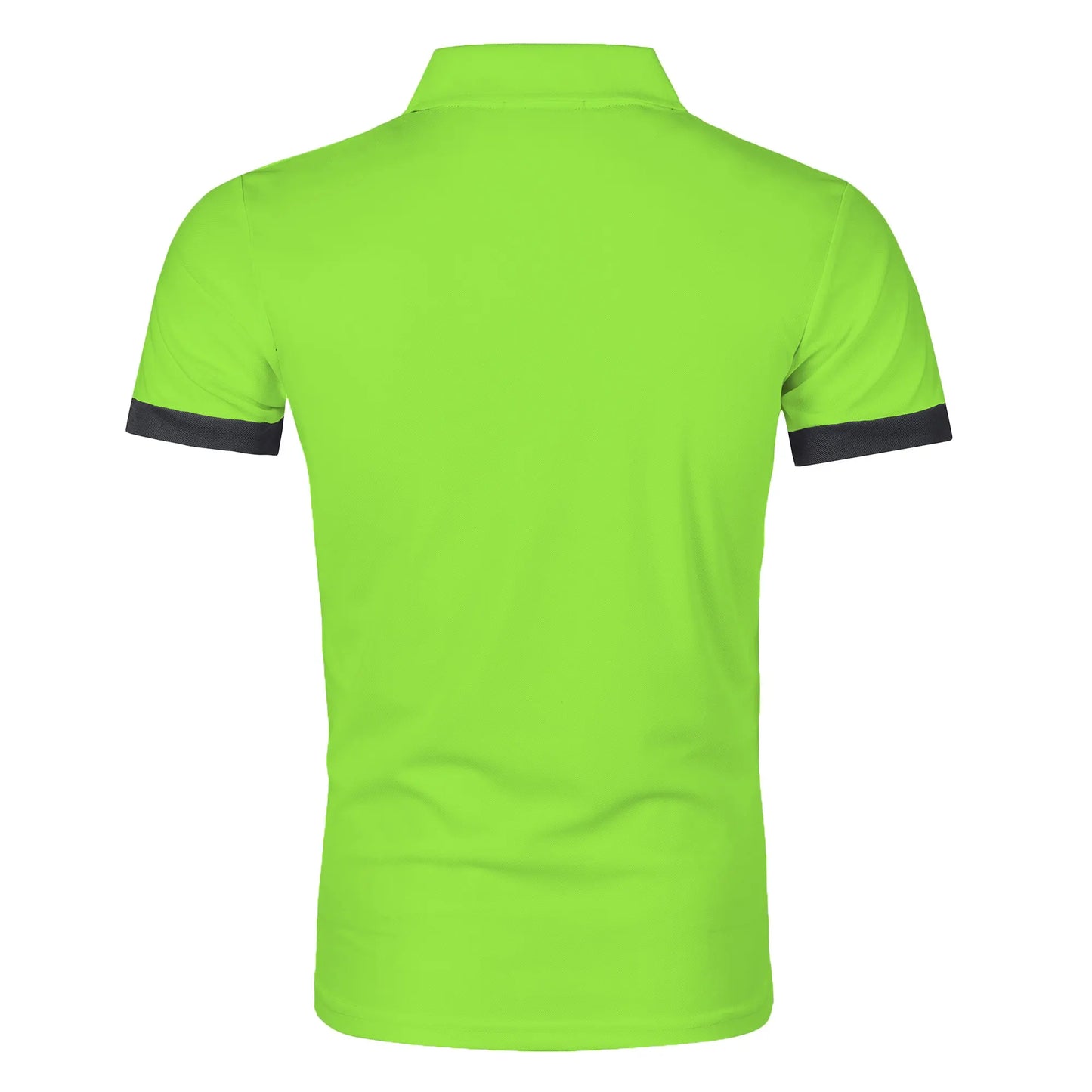 RBB Men’s Short Sleeve Color Matching Fashion Lapel Shirt – Stylish Casual Summer Top