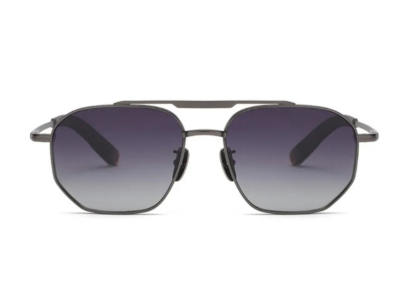 RBB Polarized Titanium Sunglasses – Handmade Square Frame Eyewear for Men & Women (Model 50003)