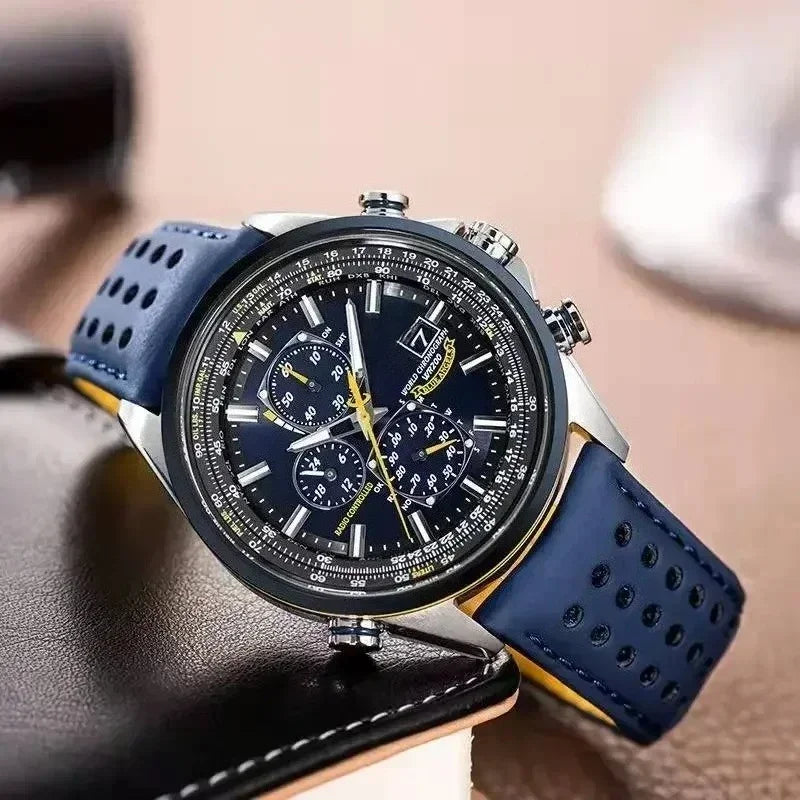 RBB Luxury Trend Men's Quartz Watch – Luminous Dial, Calendar, Waterproof, Multifunction Stainless Steel Design (2025 New)