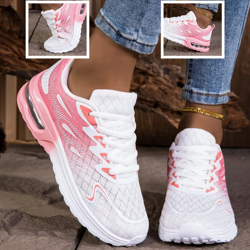 Women’s Lightweight Breathable Running & Walking Sneakers – Non-Slip & Comfortable