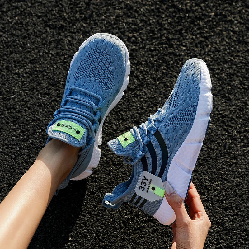 Men’s Summer Mesh Running Sneakers | Breathable, Lightweight, Casual Sport Shoes