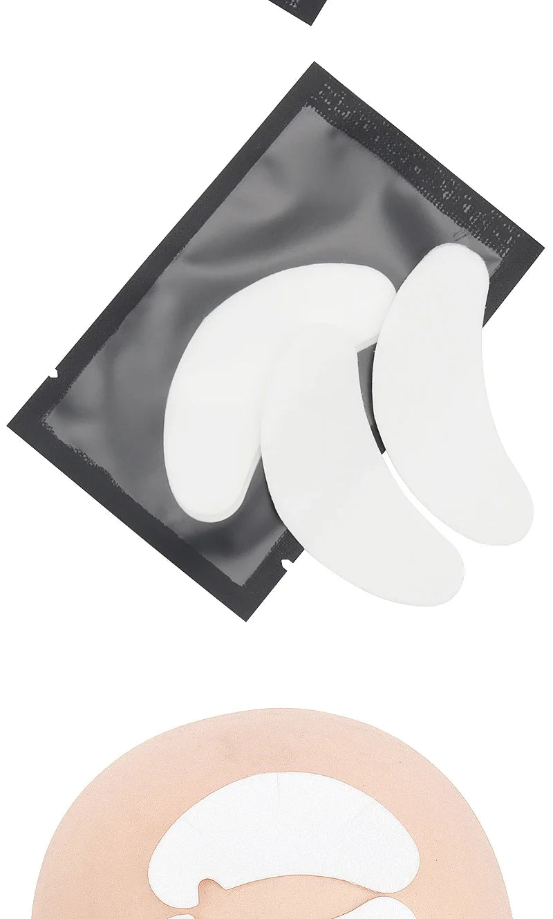 50 Pairs Under Eye Gel Pads for Eyelash Extensions
