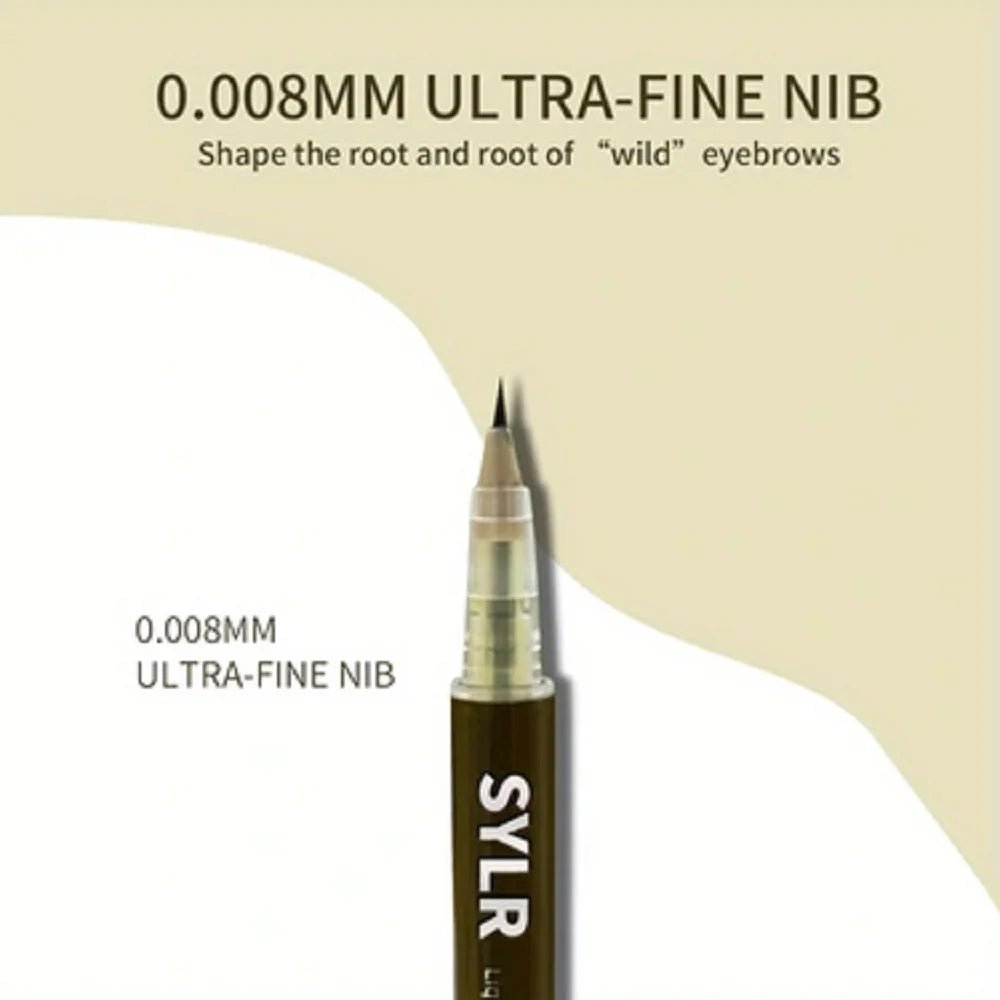 Ultra-Fine Waterproof Eyebrow Pen – 0.008mm Precision, Smudge-Proof & Long-Lasting