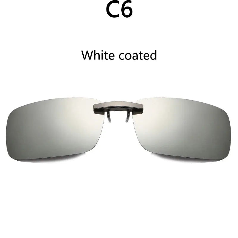 RBB Polarized Clip-On Sunglasses – Unisex Day & Night Vision Driving and Outdoor Sport Myopia Glasses