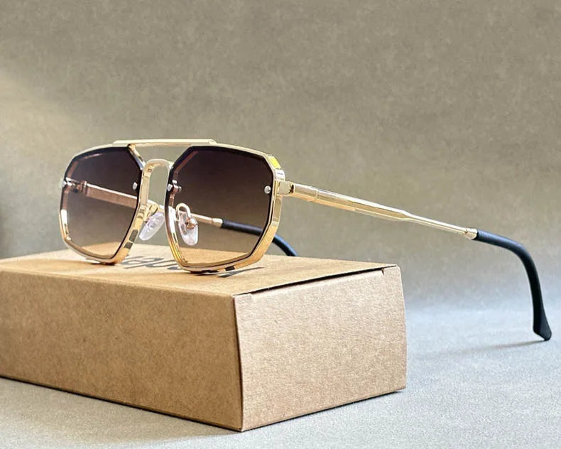 RBB Retro Steampunk Sunglasses – Trendy Vintage Eyewear for Men & Women