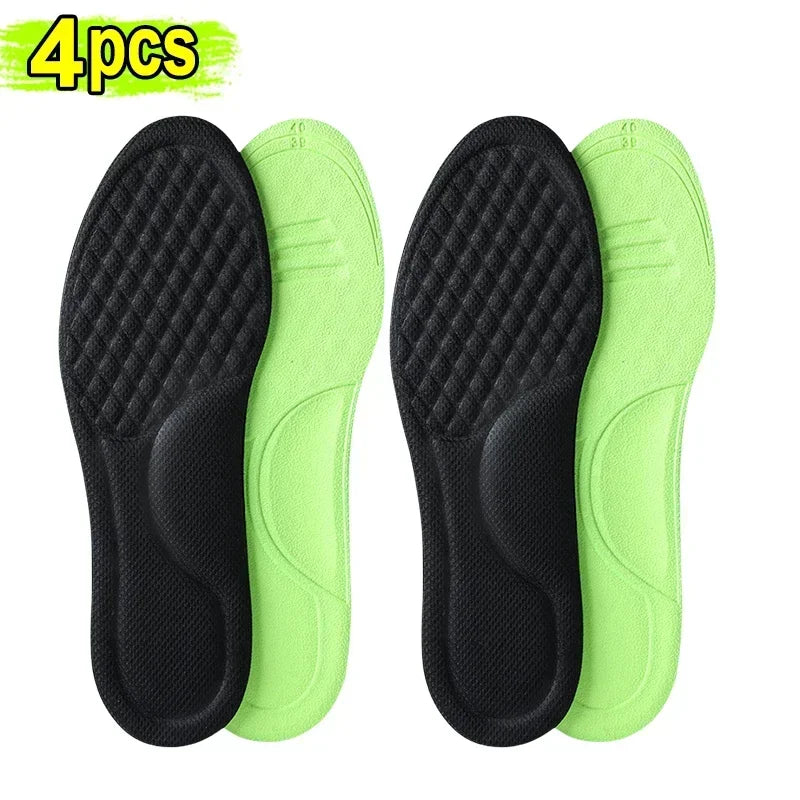 RBB Unisex Orthopedic Memory Foam Insoles – Deodorizing, Antibacterial, Sweat-Absorbing Shoe Inserts