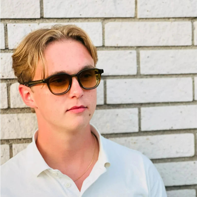 RBB Vintage Polarized Sunglasses – Unisex Lemtosh-Style Acetate Frame | Luxury Retro Eyewear