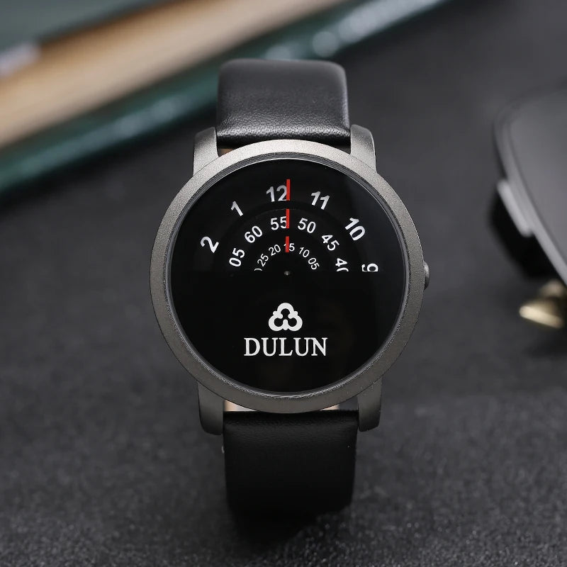 RBB Minimalist Unisex Quartz Watch – Black & White Dial, Couple Design