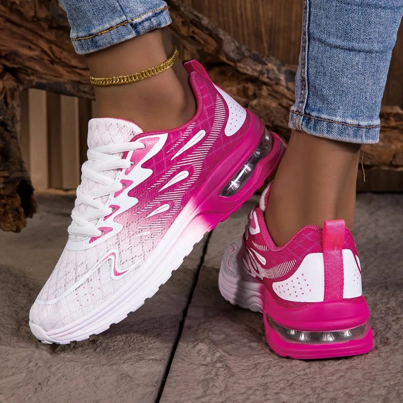 Women’s Lightweight Breathable Running & Walking Sneakers – Non-Slip & Comfortable