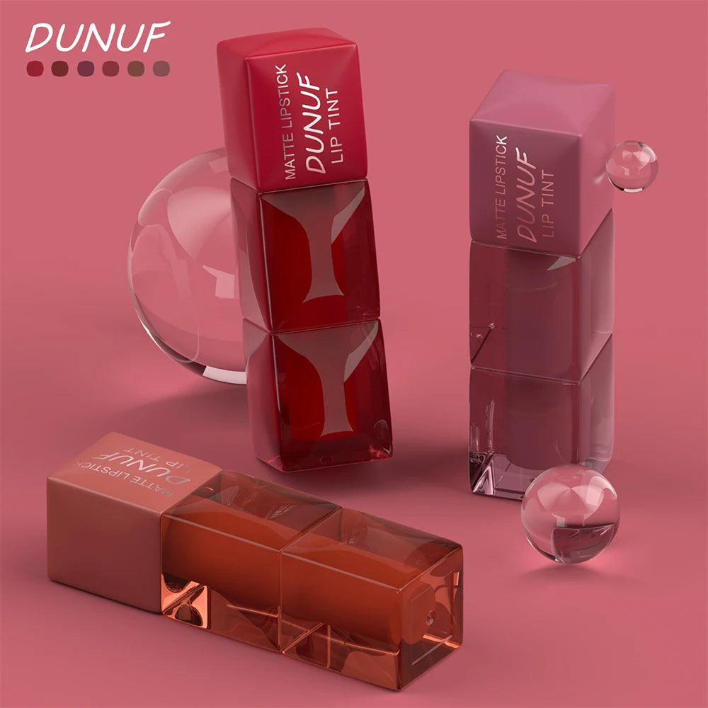 RBB 6-Color Matte Velvet Lip Gloss Set – Long-lasting, Non-Sticky, Colorful Lip Glaze