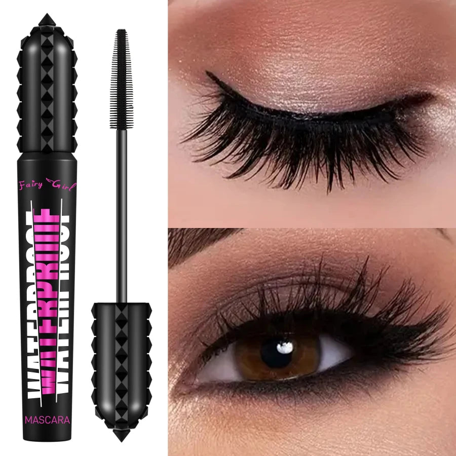 4D Waterproof Black Mascara – Lengthening & Volumizing Korean Formula