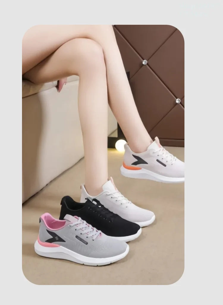Women’s Spring & Autumn Sneakers – Breathable, Soft Sole, Comfortable & Anti-Slip