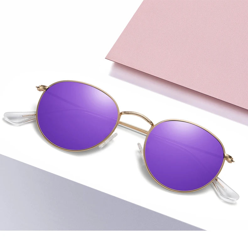 RBB Fashion Sunglasses for Women – 2025 Classic Vintage Oval UV400 Metal Frame Eyewear