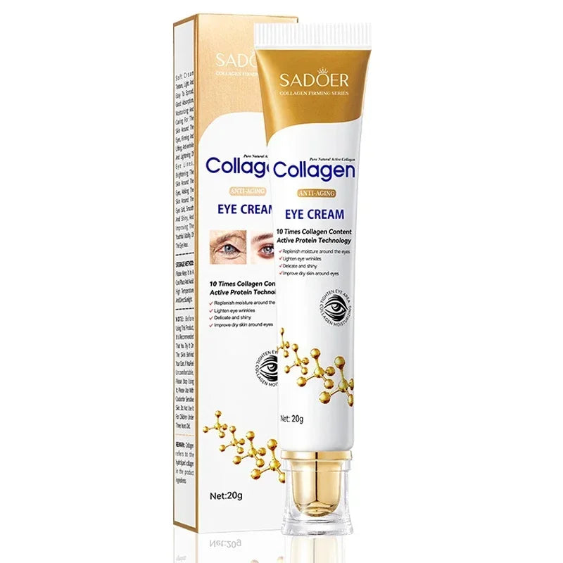 Collagen Eye Cream – Anti-Dark Circles, Eye Bag Reduction & Firming Moisturizer