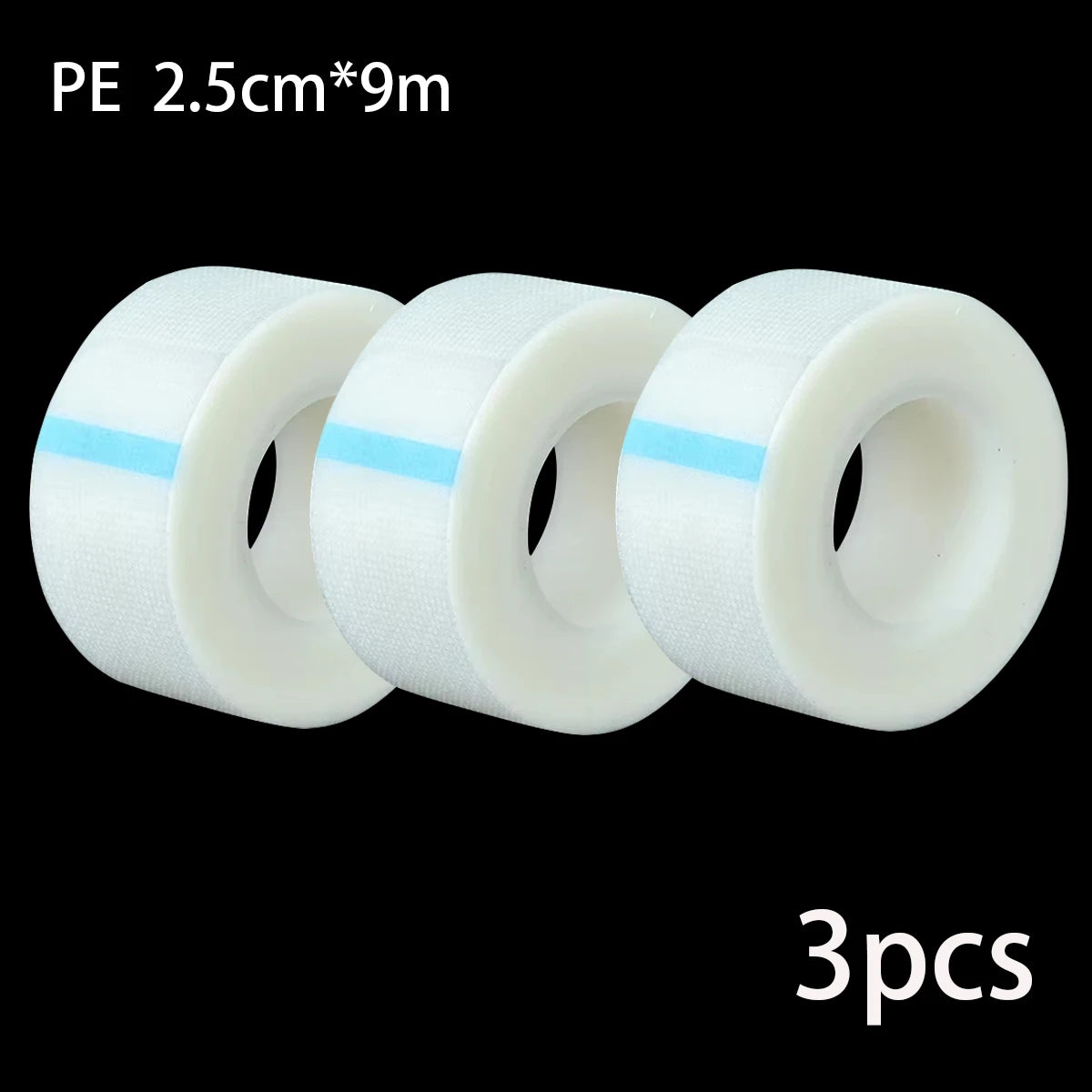 1/3/5 Rolls Eyelash Extension PE Adhesive Tape – Under Eye Pads for Lash Lifting & Grafting