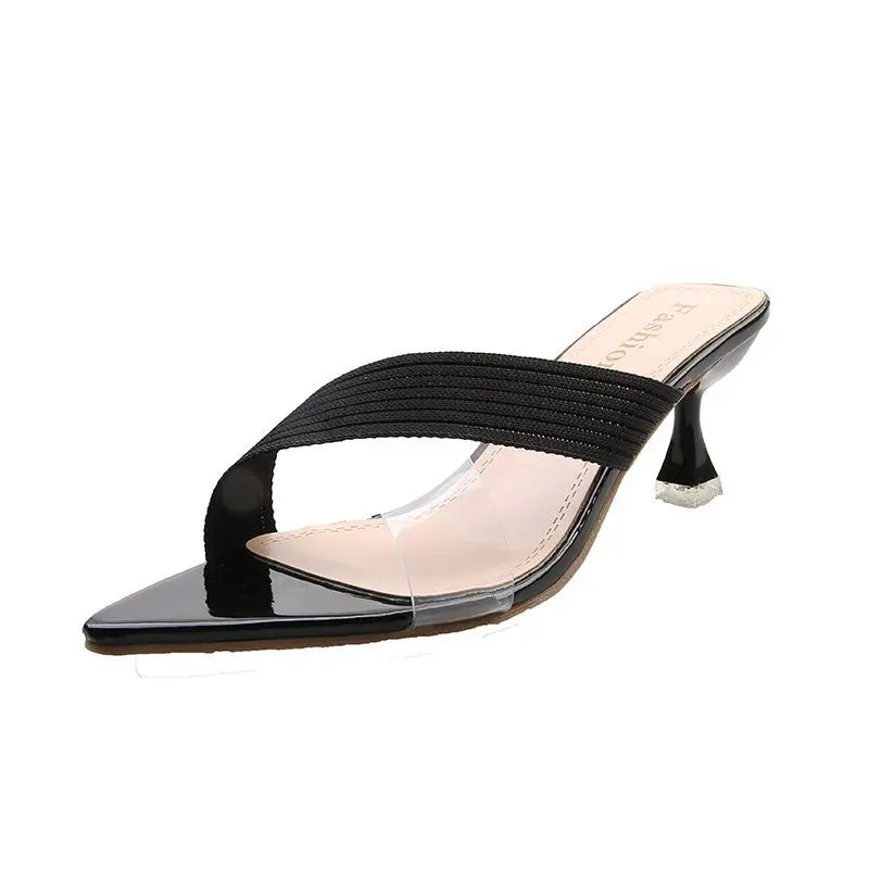 RBB Women’s Summer Pumps & Slides 2024 – Sexy Slip-On High Heels in Yellow, Green, Beige