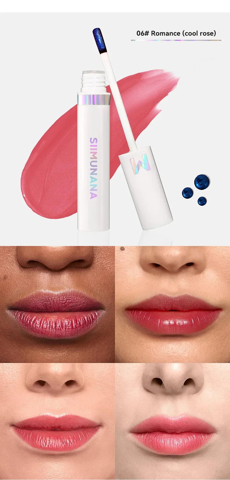 RBB Wonder Skin Blading Peel Reveal Lip Stain Kit – Long-Lasting Matte Lip Tint
