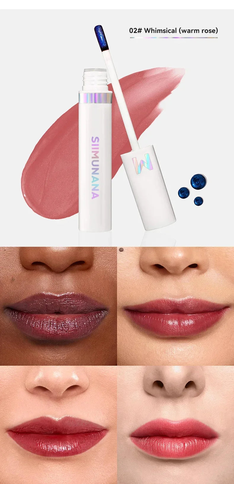 RBB Wonder Skin Blading Peel Reveal Lip Stain Kit – Long-Lasting Matte Lip Tint