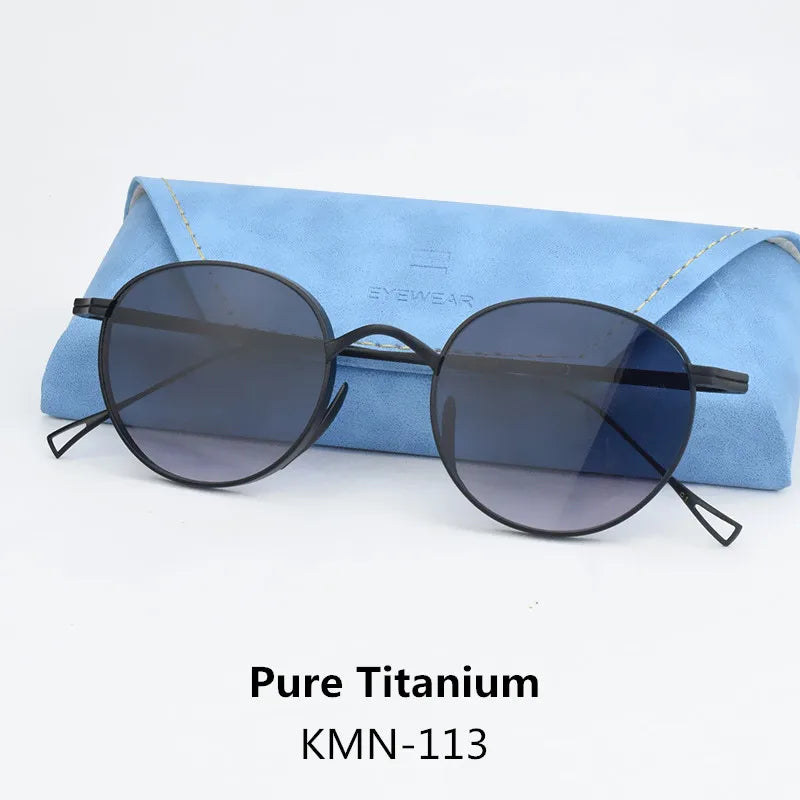 RBB 2025 Luxury Oval Sunglasses – Vintage Titanium UV400 Eyewear for Men & Women