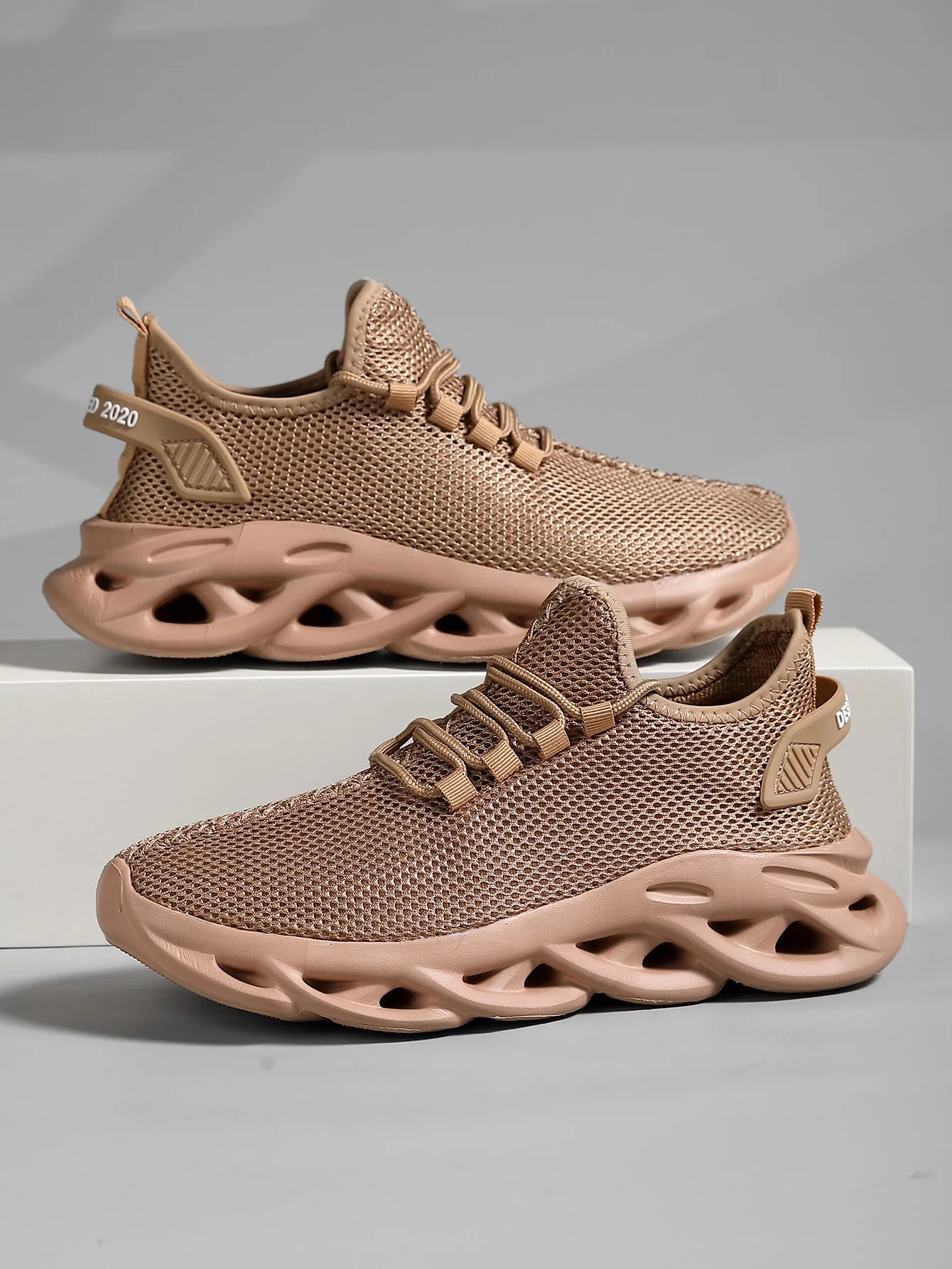 RBB Unisex Sports Running Shoes – Breathable Mesh Casual Sneakers, Shock-Absorbing Lightweight Tennis & Jogging Footwear for Men & Women