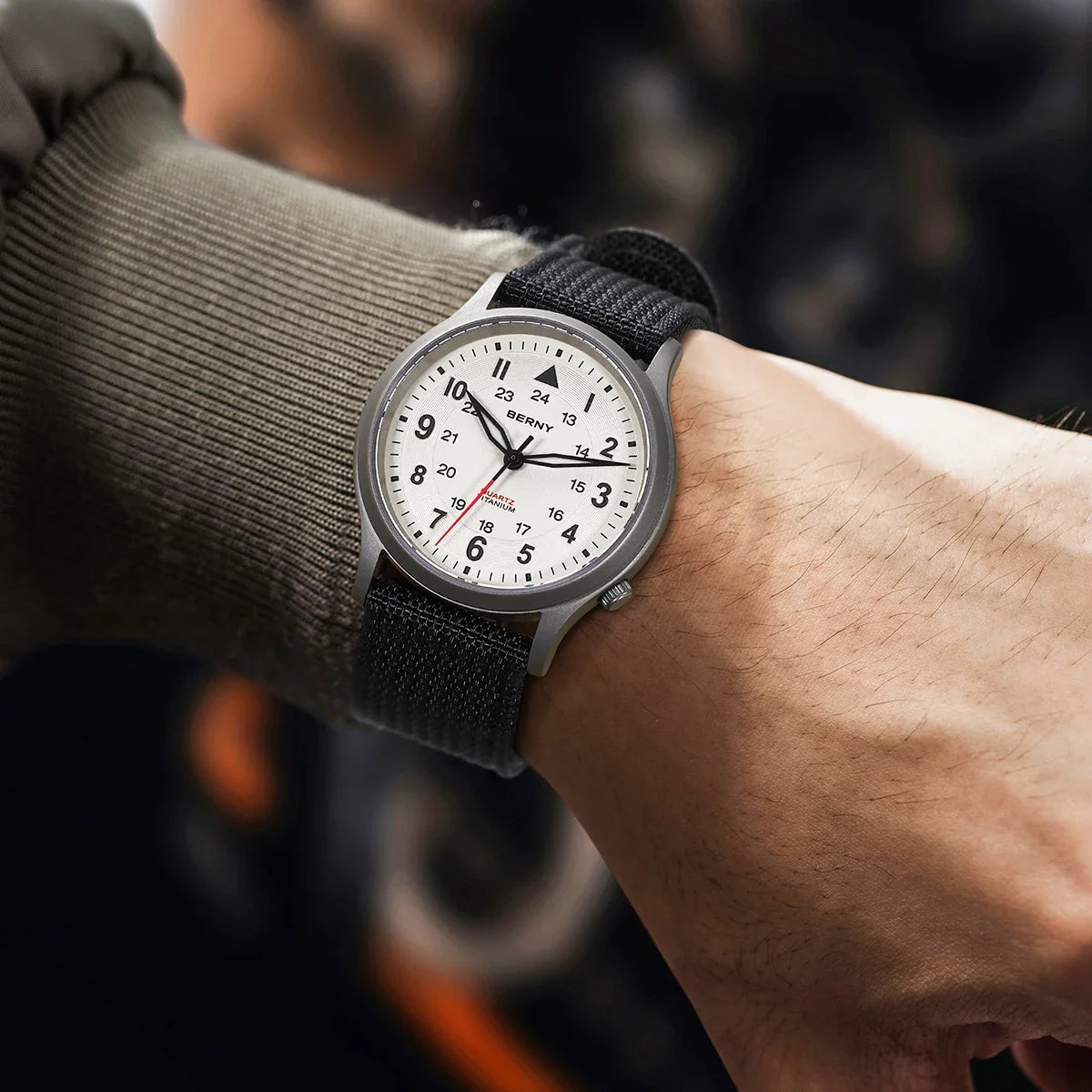 RBB Titanium Field Watch – Quartz, Sapphire, BGW9 Lume, 5ATM