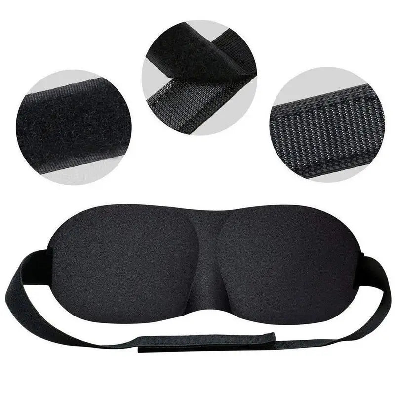 3D Sleep Mask – Light-Blocking Eye Cover for Travel & Relaxation (Unisex)
