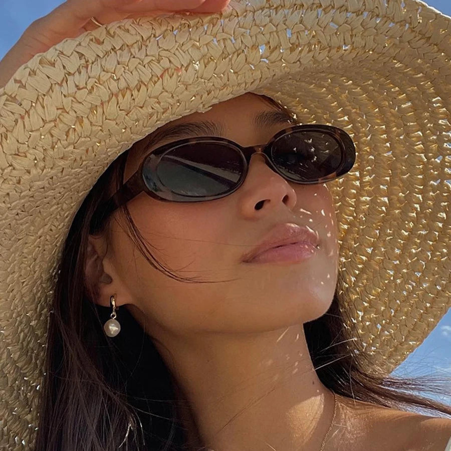 RBB Elliptical Retro Sunglasses – Small Frame UV400 Eyewear for Women & Men | 2025 Trend