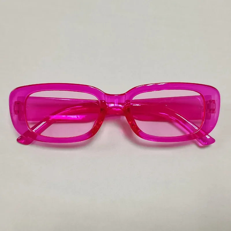 RBB Vintage Oval Sunglasses – UV400 Small Rectangle Ellipse Eyewear for Women