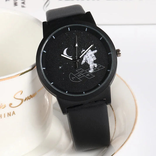 RBB Minimalist Unisex Quartz Watch – Simple Style Unique Dial for Men & Women Couples