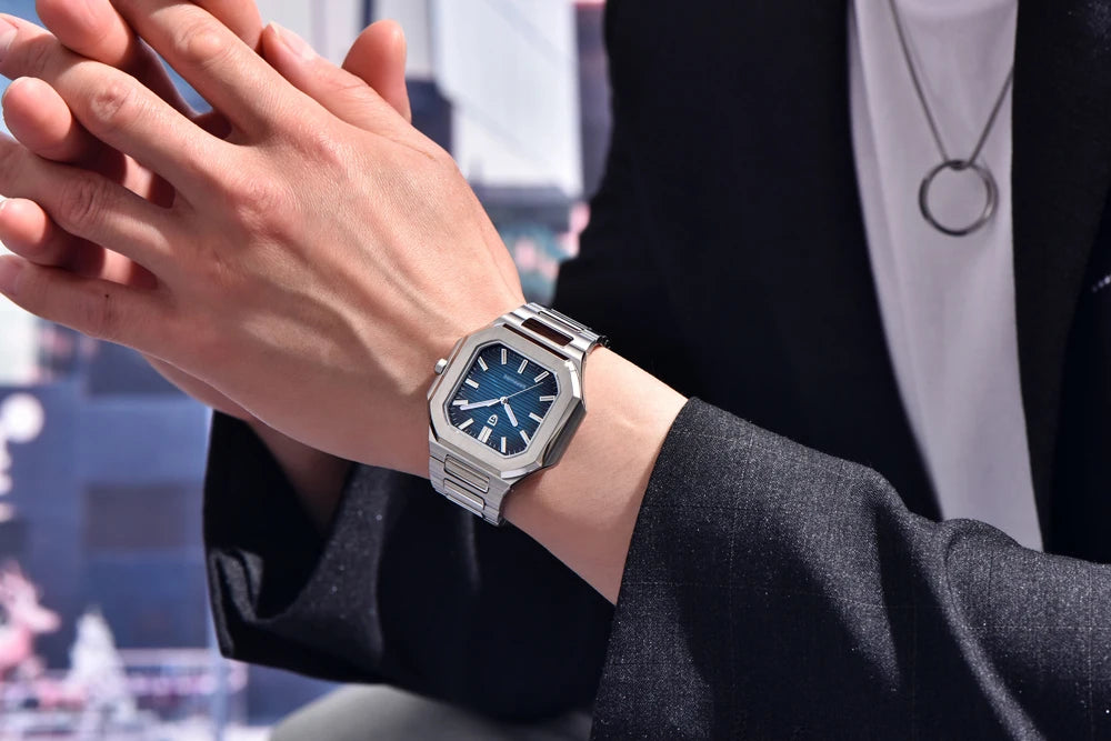 RBB DESIGN 2025 Men's Luxury Quartz Watch – Sapphire Crystal, Waterproof, Stainless Steel